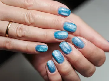 Uñas Shimmering Waves Uñas Shimmering Waves