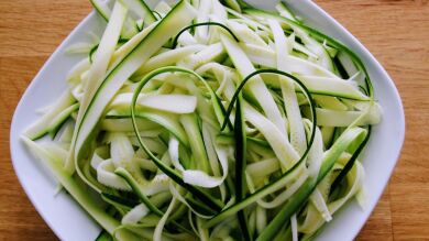 Boquerones de calabacín, la versión vegana del clásico aperitivo de verano