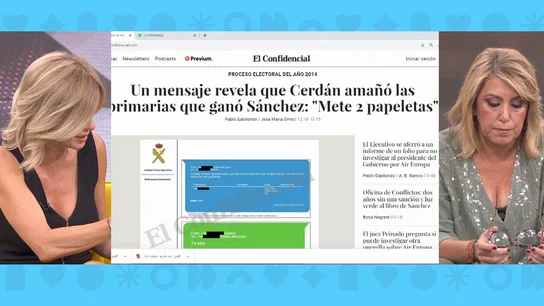 Susanna Griso comenta el informe de la UCO. Susanna Griso comenta el informe de la UCO.