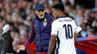Thomas Tuchel habla con Jude Bellingham en el partido ante Senegal del pasado 10 de junio Thomas Tuchel habla con Jude Bellingham en el partido ante Senegal del pasado 10 de junio
