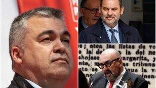 Santos Cerd&aacute;n, junto a Jos&eacute; Luis &Aacute;balos y Koldo Garc&iacute;a