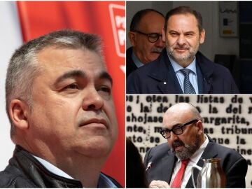 Santos Cerd&aacute;n, junto a Jos&eacute; Luis &Aacute;balos y Koldo Garc&iacute;a