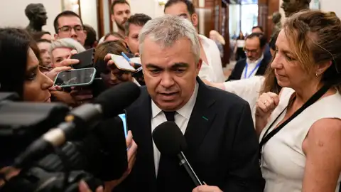 Cerdán a su entrada el Congreso Cerdán a su entrada el Congreso