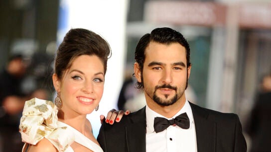 Antonio Vel&aacute;zquez y Leire Mart&iacute;nez en 2012