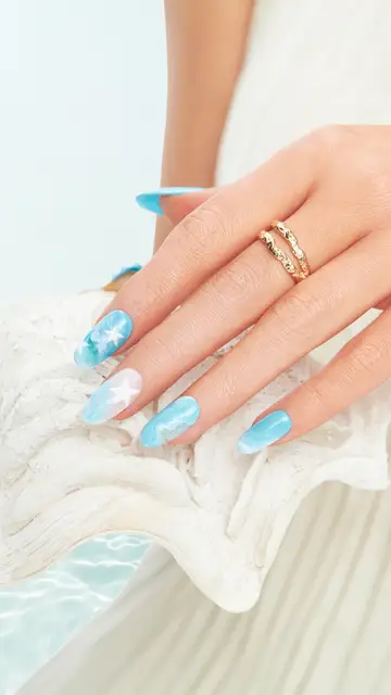 Uñas azules Uñas azules
