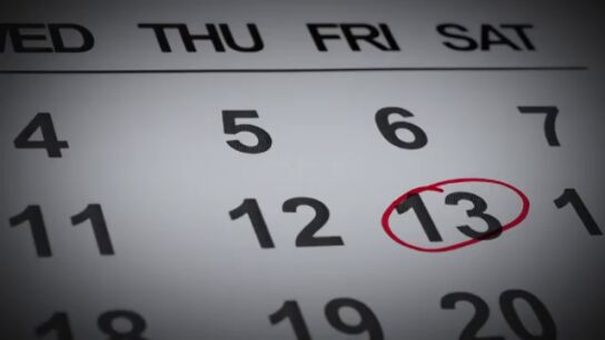 Parascevedecatriafobia, el miedo al viernes 13