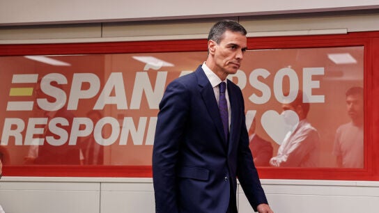 El presidente del Gobierno y l&iacute;der del PSOE, Pedro S&aacute;nchez