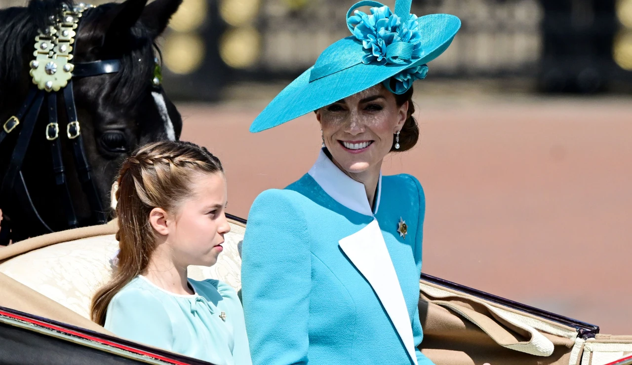 Kate Middleton y su hija, la princesa Charlotte