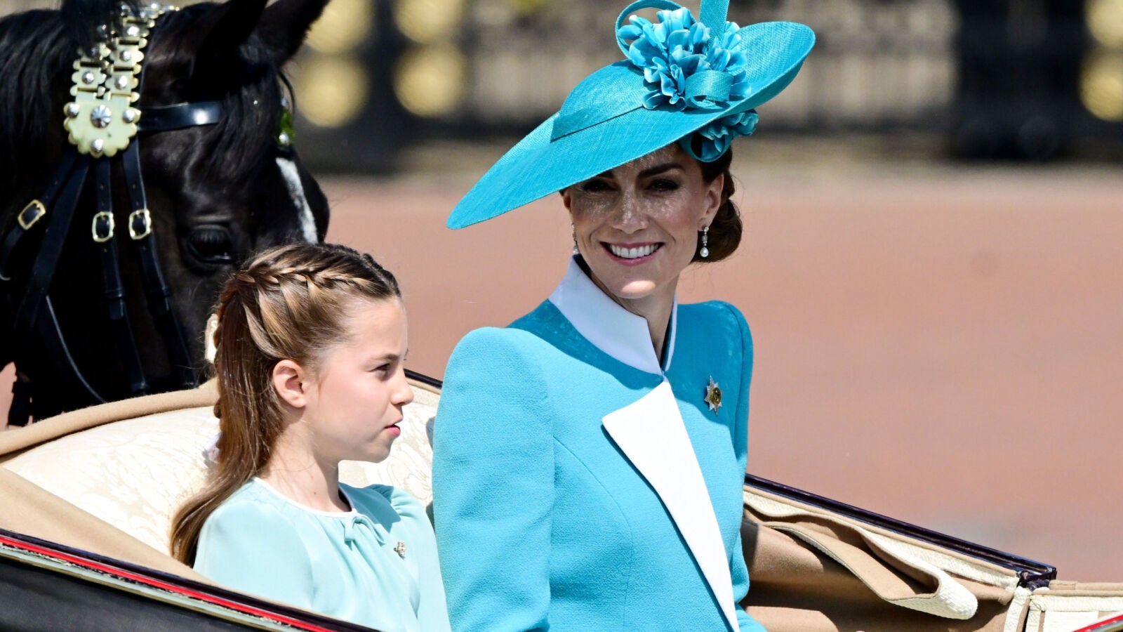Kate Middleton, gran protagonista en el Trooping de Colour: su look a juego con la princesa Charlotte