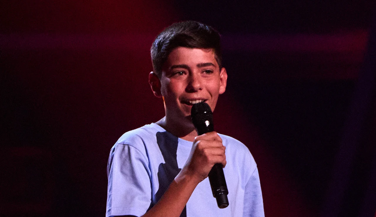 Javier, talent de La Voz Kids