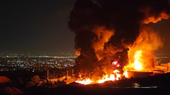 Imagen de los bombardeos israel&iacute;es en Ir&aacute;n.