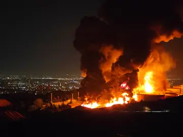 Imagen de los bombardeos israelíes en Irán. Imagen de los bombardeos israelíes en Irán.