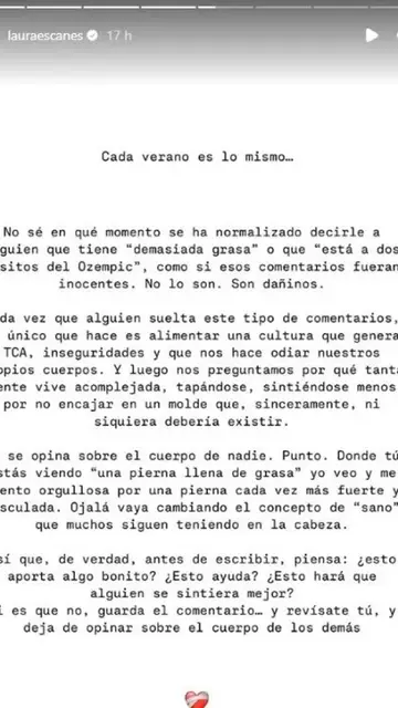Story de Laura Escanes Story de Laura Escanes