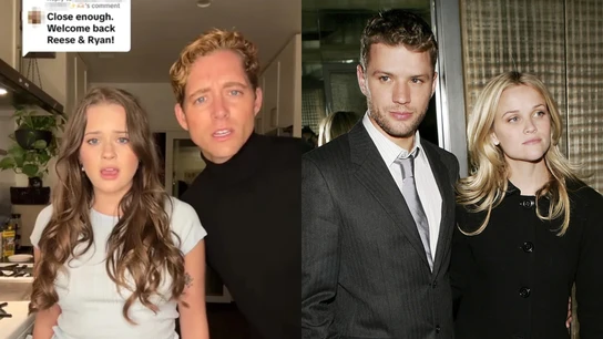 Ava Phillippe y su novio en TikTok/Reese Witherspoon con Ryan Phillippe Ava Phillippe y su novio en TikTok/Reese Witherspoon con Ryan Phillippe
