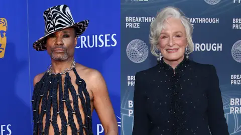 Billy Porter y Glenn Close Billy Porter y Glenn Close