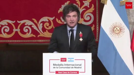Efem&eacute;rides de hoy 21 de junio de 2025: Javier Milei en Madrid
