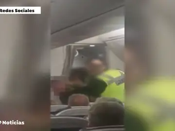 El pasajero de origen británico, presuntamente en estado ebrio, agredió violentamente a la tripulación El pasajero de origen británico, presuntamente en estado ebrio, agredió violentamente a la tripulación