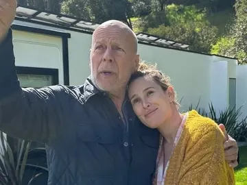 Bruce Willis y su hija Rumer Bruce Willis y su hija Rumer