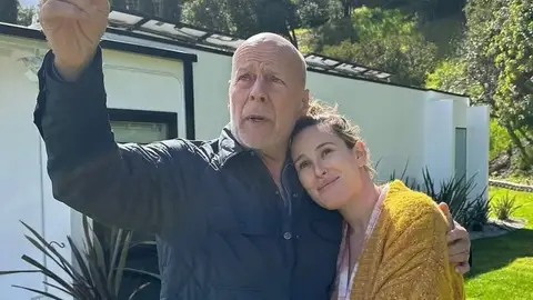 Bruce Willis y su hija Rumer Bruce Willis y su hija Rumer
