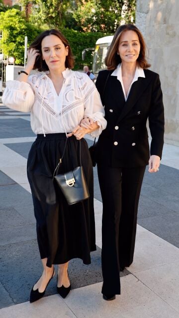 Isabel Preysler y su hija Tamara Falcó en Madrid