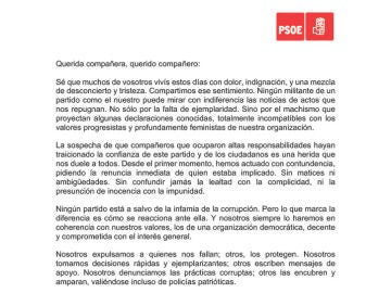 Una nueva carta de Pedro Sánchez