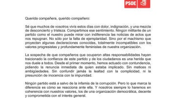 Una nueva carta de Pedro Sánchez