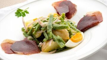 Ensalada de judías verdes con patata nueva