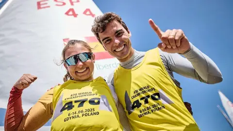 Jordi Xammar y Marta Cardona, campeones del mundo de 470 mixto Jordi Xammar y Marta Cardona, campeones del mundo de 470 mixto