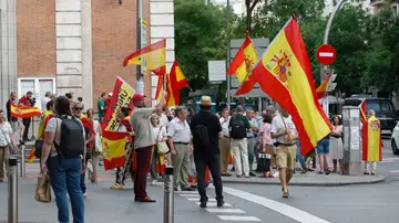 Protestas en la calle de Ferraz Protestas en la calle de Ferraz