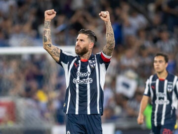 Sergio Ramos, en un partido con Rayados de Monterrey Sergio Ramos, en un partido con Rayados de Monterrey