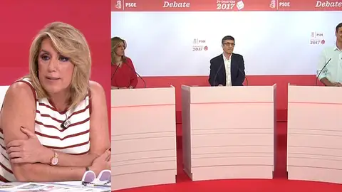 Susana Díaz en Espejo Público. Susana Díaz en Espejo Público.