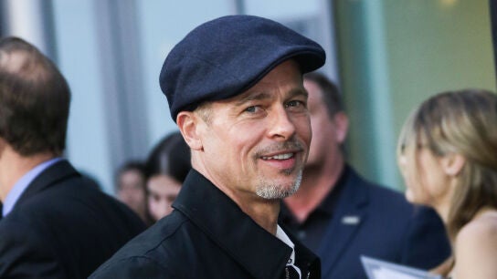 Brad Pitt con boina