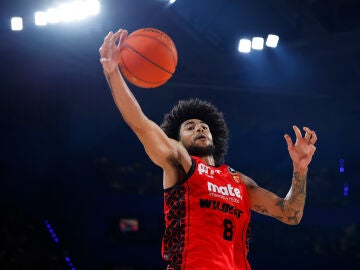 Izan Almansa, en un partido con los Perth Wildcats de la NBL australiana