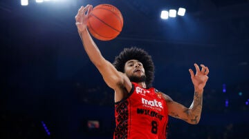 Izan Almansa, en un partido con los Perth Wildcats de la NBL australiana