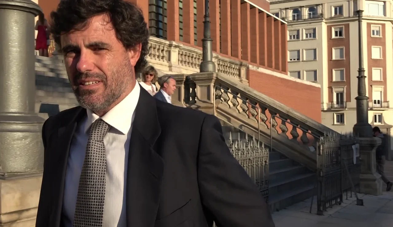 Antonio Matos, en la misa funeral de Alfonso de Borbón y Escasany