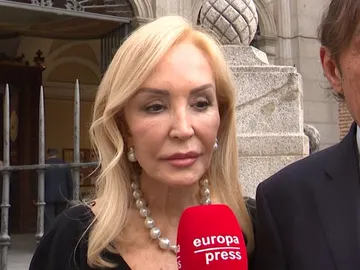 Carmen Lomana en la misa funeral de Francisco de Borbón Carmen Lomana en la misa funeral de Francisco de Borbón