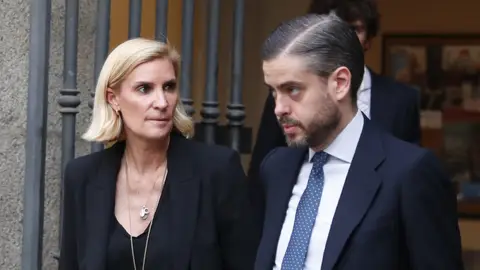 María Zurita en el funeral de Francisco de Borbón María Zurita en el funeral de Francisco de Borbón