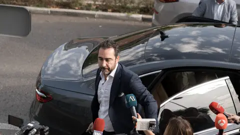 Víctor de Aldama, a su salida del juzgado de Majadahonda Víctor de Aldama, a su salida del juzgado de Majadahonda