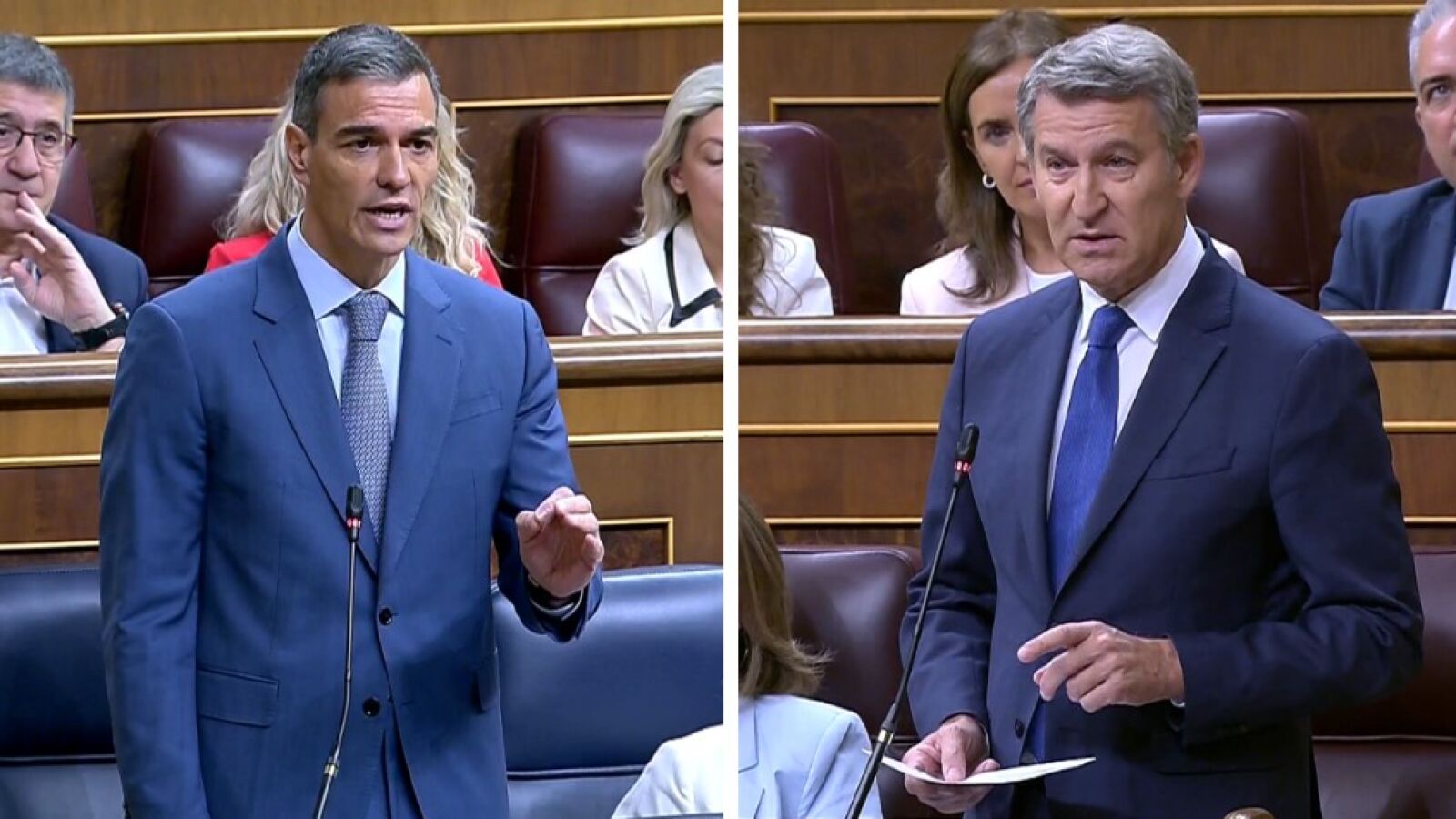 Sánchez reúne este lunes a sus diputados y senadores mientras que Feijóo convoca una junta directiva nacional 