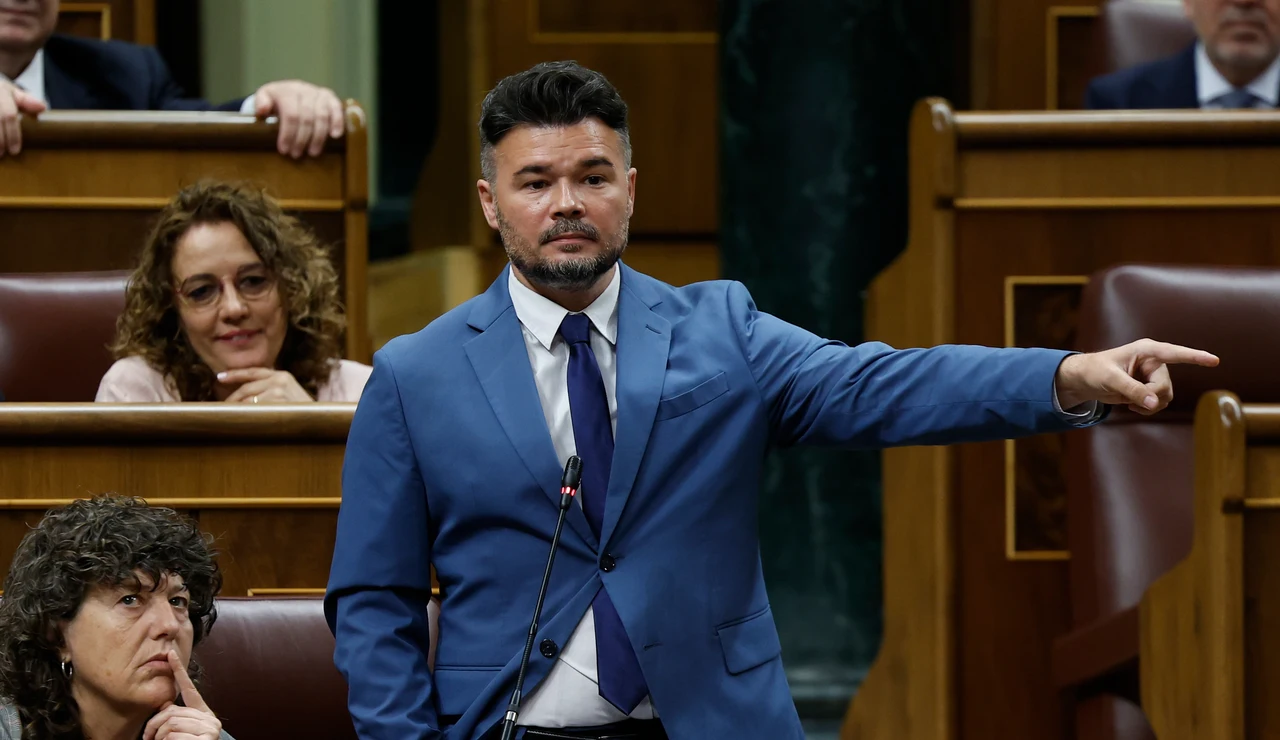 El portavoz de ERC en el Congreso, Gabriel Rufián