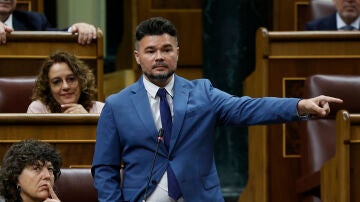 El portavoz de ERC en el Congreso, Gabriel Rufián