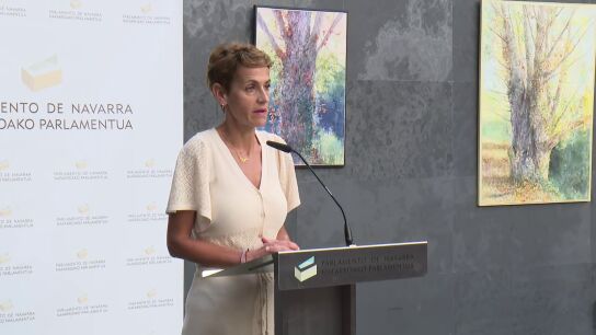 Comparecencia María Chivite