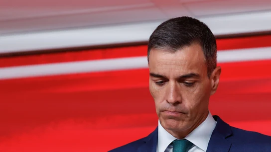Pedro Sánchez en rueda de prensa Pedro Sánchez en rueda de prensa