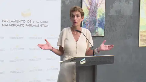María Chivite asegura que no va a dimitir porque no ha ningún indicio de ilegalidad: "Saldremos adelante" María Chivite asegura que no va a dimitir porque no ha ningún indicio de ilegalidad: "Saldremos adelante"