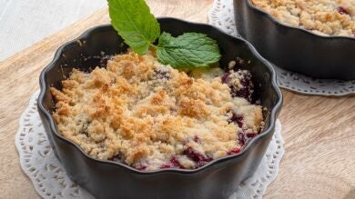 Karlos Arguiñano, sobre el postre de crumble de cerezas: 
