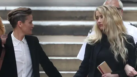 Amber Heard y su expareja Bianca Butti Amber Heard y su expareja Bianca Butti
