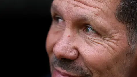 Simeone, en el partido ante Seattle Sounders Simeone, en el partido ante Seattle Sounders