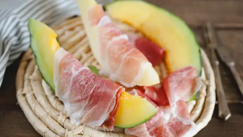 Melón con jamón Melón con jamón