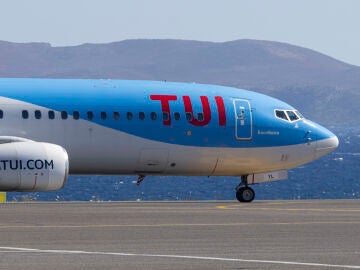 Imagen de archivo de un avión de la aerolínea TUI. 
