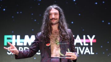 Ezra Miller en el Filming Italy Sardegna Festival